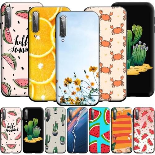Summer Crab Watermelon Cactus Case for Xiaomi MI 8 9 9T A2 A3 10 10T Note Lite Pro SE Max 3 F1 Poco X3 NFC M3 11 11i Ultra F3