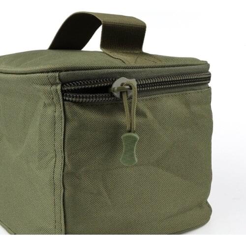 1pc Fishing Reel Bag EVA Fish Lure Gear Pole Cups Feeders Storage Case Tackle Waterproof Tear-resistant Pesca Iscas 20x18x15cm