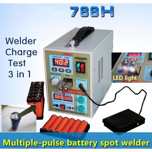 788H Spot Welder 60A LED Dual Pulse 18650 Battery Solder Welding Machine