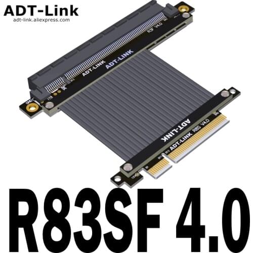 RTX3060 Graphics Card Riser Extension Cable 4.0 PCIe3.0 8x To 16x for Server Motherboard ETH Mining Bitcoin Miner