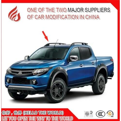 High quality Aluminium Alloy screw install side rail bar roof rack for L200 2015 2016 2017 2018