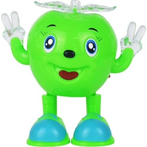 D7WF Funny Electric Plastic Robot Toy for Kids Music Trick Toy with 3 Optional Types Relieve Stress