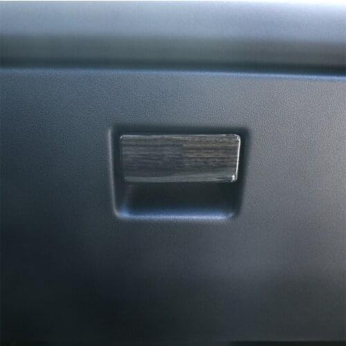 1 Pcs Car Accessory ABS Glove Storage Box Sequins Cover Trim For Land Rover Discovery Sport 2015-2017