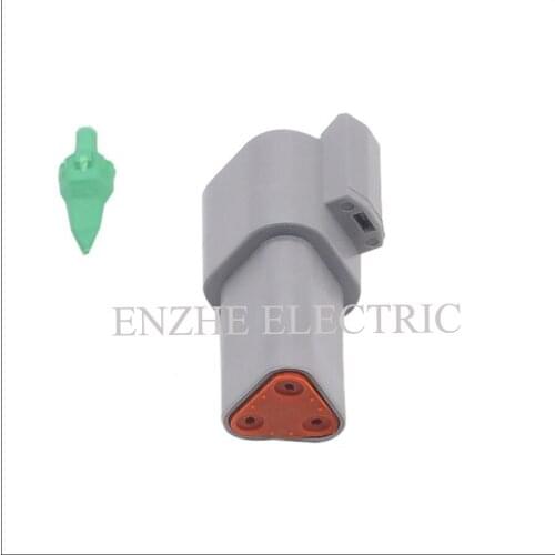 100SET Includes terminals seal car wire female connector 3Pin Connector Automotive plug Deutsch DT06 DT04 Waterproof Connectors