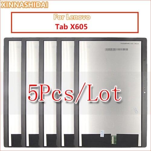 5Pcs For Lenovo Tab 5 Plus Tab M10 TB-X605L TB-X605F TB-X605M TB-X605 LCD Display Touch Screen Digitizer Assembly Replacement