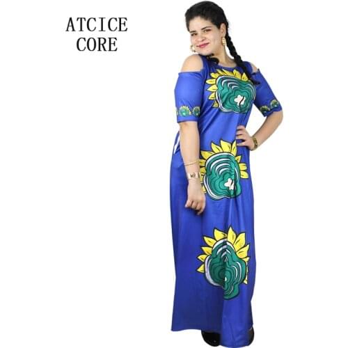 African dresses for women 2018 fashion design soft material long dress