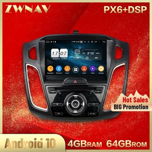 2 din Android 10.0 screen Car Multimedia player For Ford Focus 2012-2014 Video audio radio stereo GPS navi head unit auto stereo