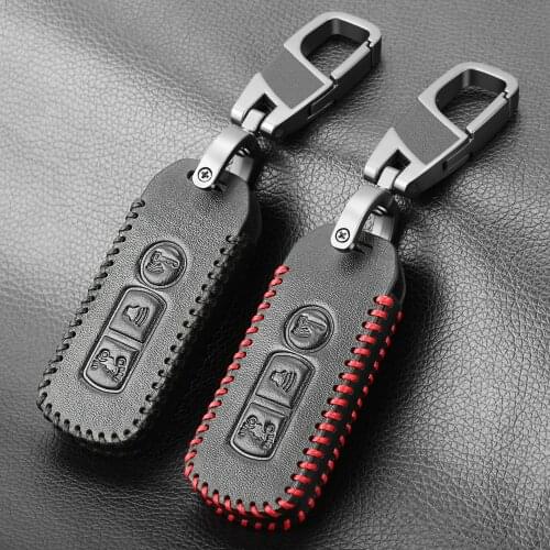 Genuine Leather motor key cover case shell for Honda PCX 150 hybrid X-ADV SH125 Scoopy SH300 Forza 125 3 button key