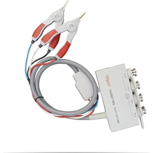 Digital Bridge LCR Test Line Low Resistance Measurement Cable Clamp Universal Multimeter Four terminal of kelvin test cables