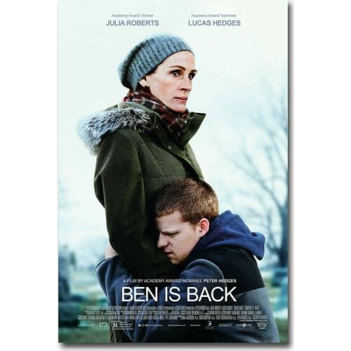 D0533 Ben Is Back Movie Silk Fabric Poster Art Decor Indoor Painting Gift