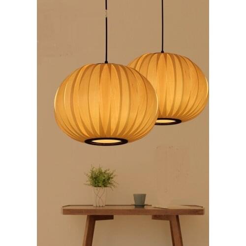 Wooden skin Pendant Lights creative restaurant hanglamp bark lamp Nordic wood art antique private residence hostel Flower zb16