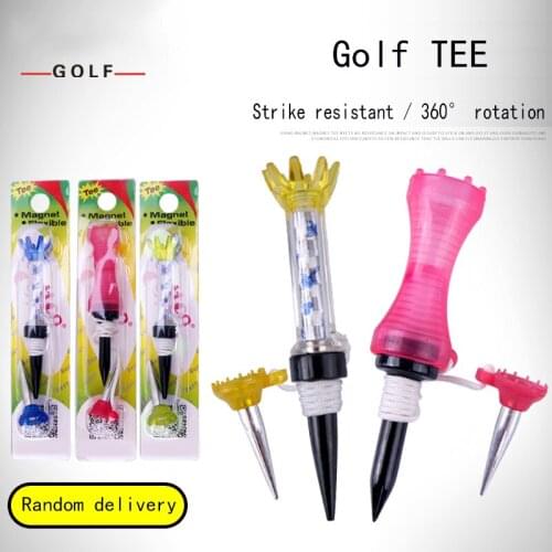 Golf Child Magnetic Ball Tee Plastic Golf Seat Big Head Ball Tee Ball To Fight Playing Flower Ball T Playing Next Recommend