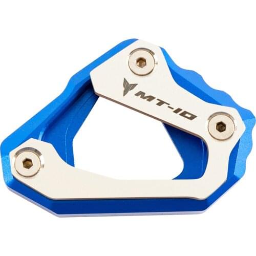 For Yamaha MT10 MT-10 15-20Motorcycle Kickstand Stand Extension Enlarge Side Stand Support Pad
