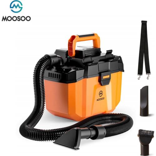 MOOSOO L10 PLUS Wet and Dry Vacuum Cleaner 10L Wireless Vacuum Cleaner Powerful Suction DIY Cyclone Dust Collector for Home Car