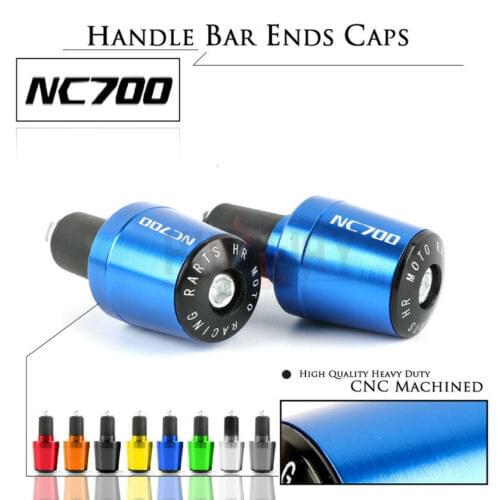 Motorcycle Accessories 7/8'' 22MM Handlebar Grips Handle Bar Cap End Plugs For YAMAHA NC700 S/X NC700S NC 700X