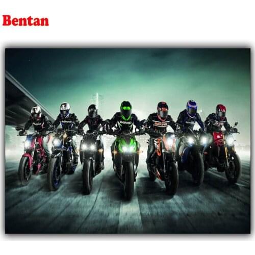 DIY square round diamond Embroidery Motorcycle racing 5D DIY Diamond mosaic Diamond Painting Cross Stitch Rhinestone icon art