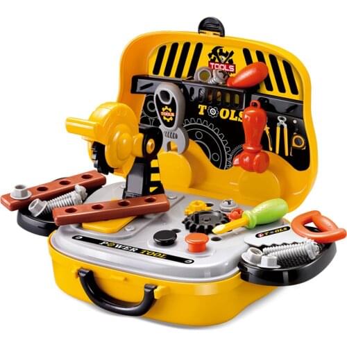 Kids Toolbox Kit Pretend Play Toys Simulation Repair Tools Drill Screwdriver Repair House Toys for Children Birthday Gift