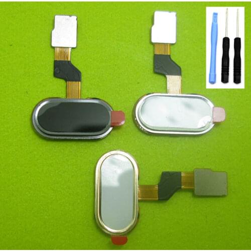 For Meizu 3S M3S Fingerprint Touch Sensor Return Home Keypad Button Flex Cable White Black Gold & Screwdriver Open Tools