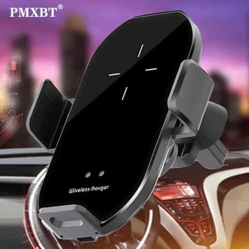 Qi Car Wireless Charger For iPhone 11 Pro XS MAX XR 8 10W Fast Wireless Charging Car Phone Holder Air Vent Mount Auto Induction