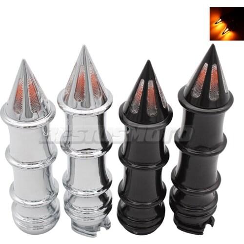 1" LED Turn Signal Light Hand Grips For Honda Shadow Spirit VT400 VT750 VT1100 VTX1300 VTX1800 STEED VLX 400 600 Magna 250 750