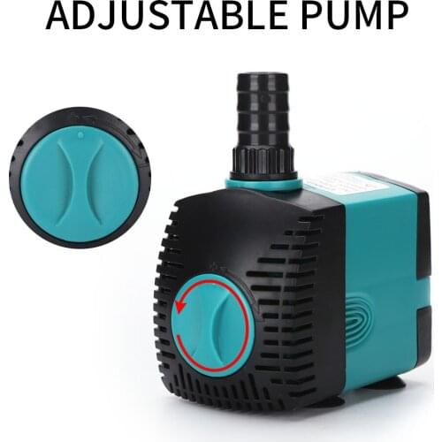 Ultra-Quiet Aquarium Water Pump Tank Fountain Submersible Water Fountain Pump Filter Fish Pond 3W 6W 10W 15W 25W 220V-240V