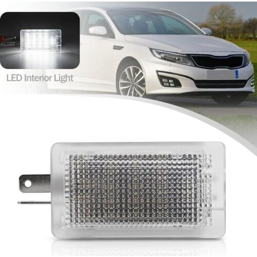 LED Trunk Luggage Light Courtesy Footwell Lamps For Hyundai Tucson 16-20 Kia Rio Sportage Optima 16-20 Car Glove Box Lamp
