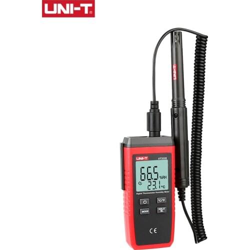 UNI-T UT333S Mini Temperature Humidity Meter Outdoor Hygrometer Overload Indication LCD Digital Thermo-Hygrometer