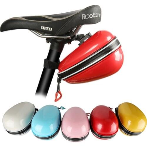 Waterproof bicycle bag mini cushion bag mountain bike hard shell tail bag folding bike riding equipment