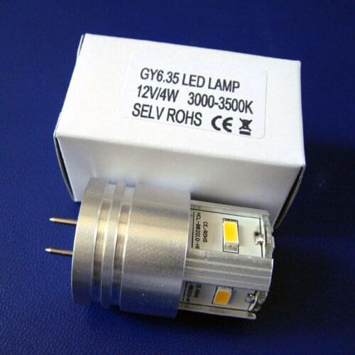 High quality 12v 4w GY6.35 led reading lights,24v G6.35 led bulb,led GU6.35 light free shipping 8pcs/lot