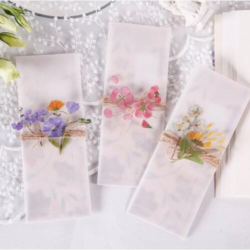 24packs Japanese Natural Plastic Waterproof Daisy Stickers PET Flowers Decor Stickers scrapbooking vintage