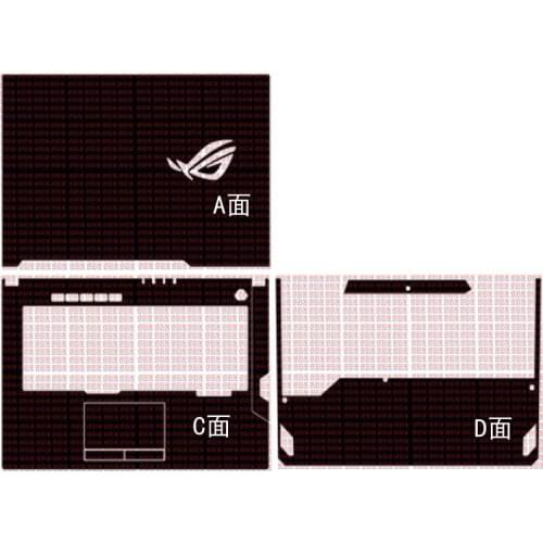 Laptop Carbon fiber Skin Sticker Cover For ASUS ROG Strix III G531GU G531GV G531GT G531GW 15.6"