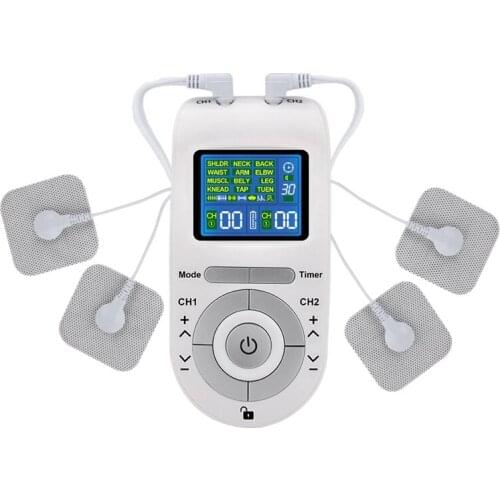 12 Programs TENS Body Massager Digital Acupuncture EMS Therapy Device Electric Pulse Machine Muscle Stimulator