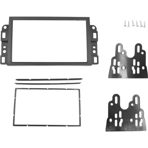 2 Din Radio DVD Frame Fascia For Chevrolet Aveo Lova Captiva Gentra Stereo Dash Install Trim Panel