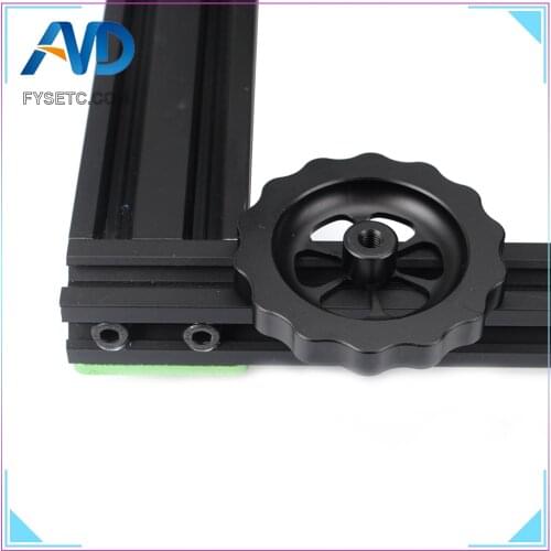 4pcs 3D Printer Parts Big Hand Twist Leveling Nut All Metal For TEVO Tornado 3D Printer Ultimate Leveling Knob Leveler M5 thread