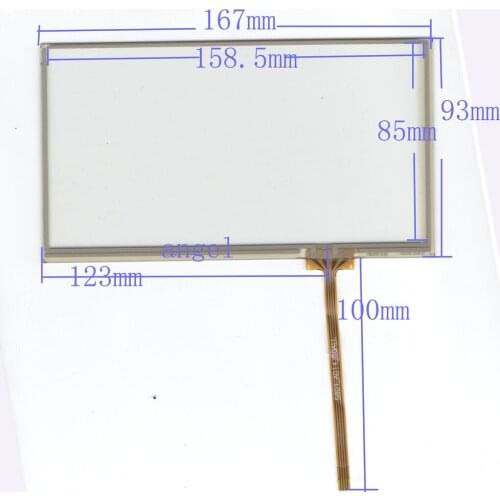 7-inch four-wire resistive touch screen handwriting external screen 167 * 93 TR4-070F