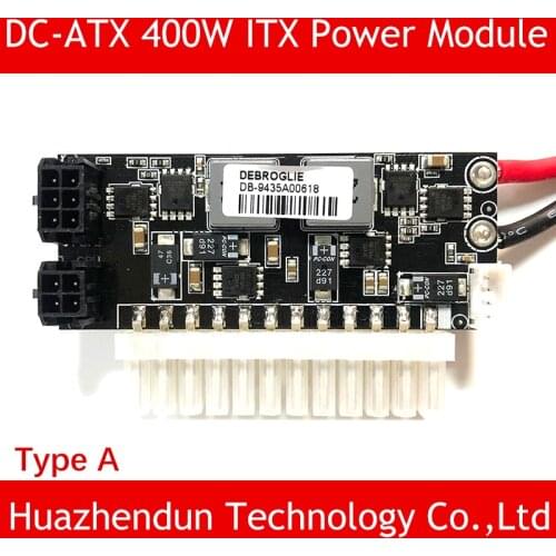 DC to ATX 400W Power Module Adpater for Power Supply Graphic card 1060 1070 1080 New 400W High Power 24P PSU Pico Mini ITX