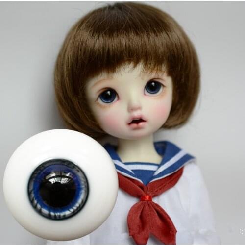 JD doll eyeballs are suitable for 1/3 1/4 1/6 size simulated deep-sea blue glass eye-balls doll accessories