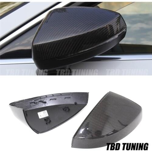 For Audi A3 8V S3 RS3 8V Carbon Fiber Rear View Mirror Cover 2014 2015 2016 2017 2018 2019 A3 S3