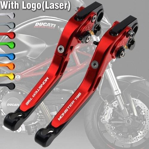 For DUCATI MONSTER 796 2010-2015 Motorcycle Folding Extendable CNC Moto Adjustable Clutch Brake Levers