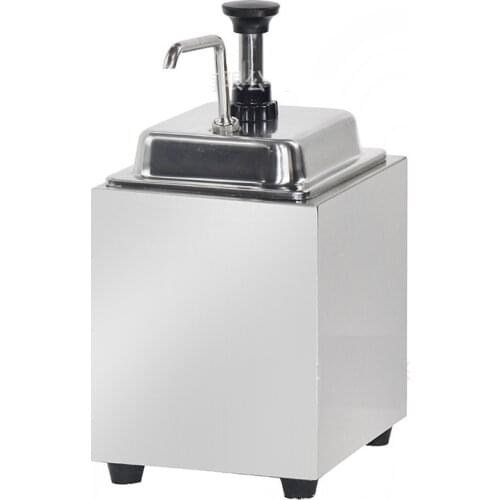 Hot selling soy sauce hot fudge pump nacho cheese warmer dispenser warmer jam filler