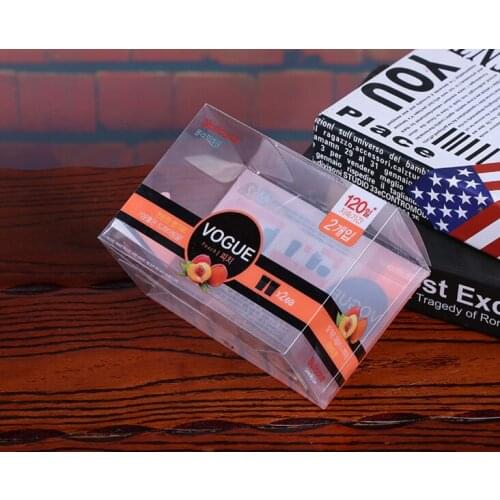 Custom clear plastic clothing packing box manufacturers,UV Protected Printed Shampoo package PP box ---DH40052