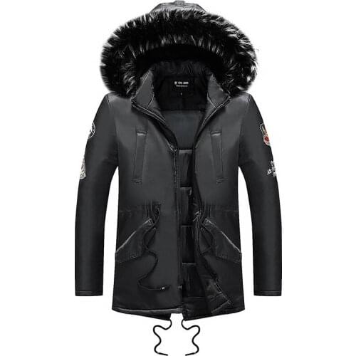 MenS Wear Autumn And Winter New Style Thick Versatile Jacket Plus-sized Mid-length Mens Slim Fit Casual Jacket