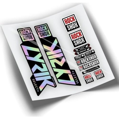 STICKERS FORK BICYCLE ROCKSHOX LYRIK SELECT PLUS 2021 WP372