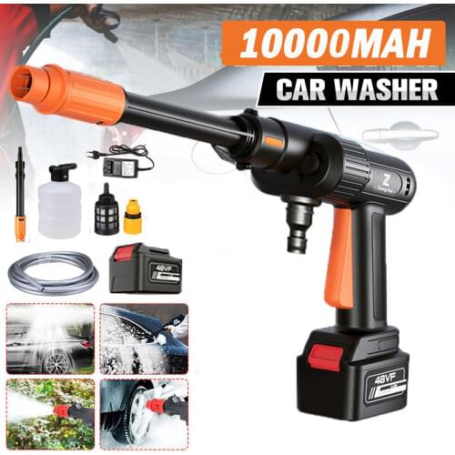 Portable Wireless Car Washer Gun Adjustable High Pressure Nozzle Automobile Water Gun Multiple-Functions And Application for Car