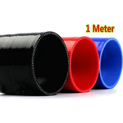 1.38" / 35mm 1 Meter Length Straight Silicone Reinforced Hose Silicone Rubber Coolant Radiator Intercooler Turbo Pipe Water DIY