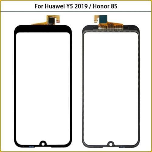 10PCS For Huawei Y5 2019 AMN-LX9 Touch Screen Panel Sensor Front Glass Lens For Huawei Honor 8S KSA-LX9 Touchscreen