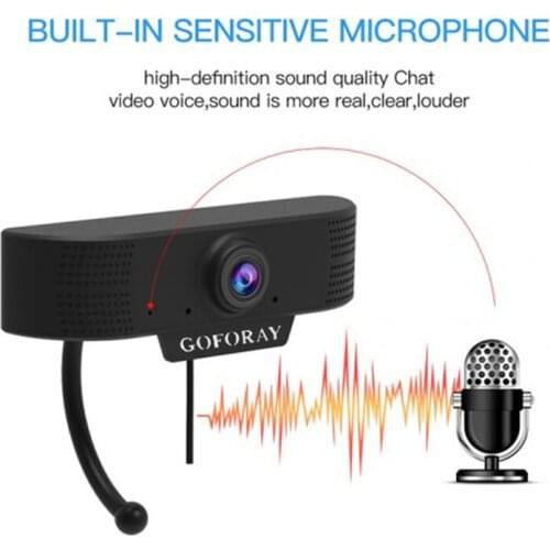 Webcam Auto Focus 3.0 HD Conference Video Call Web Camera PC Digital USB with Microphone