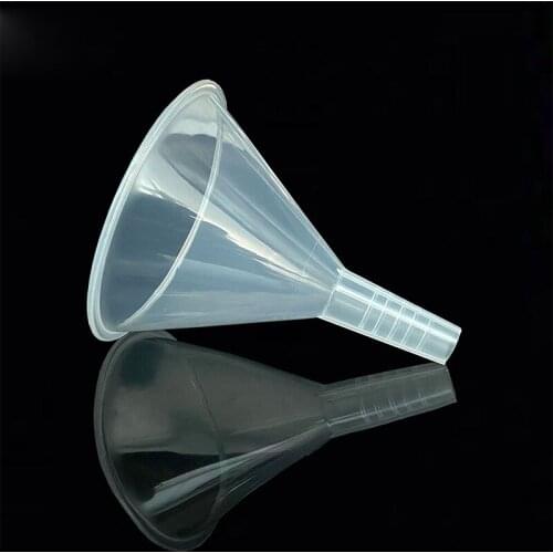 100ML 10Pcs transparent Mini Funnels Small Plastic Bottleneck Bottles Packing auxiliary tool For Perfume Diffuser Mini