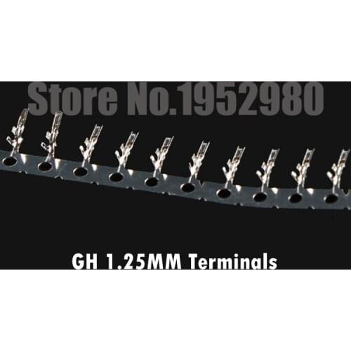 1000PCS GH 1.25mm Connector Terminals Metal Pins