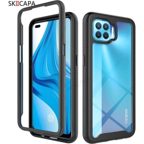 360 Clear Shockproof Phone Case For Samsung Galaxy Note 20 Ultra 10 Lite M51 M31S A81 PC+TPU Case 3 In 1 Frame Armor Back Cover